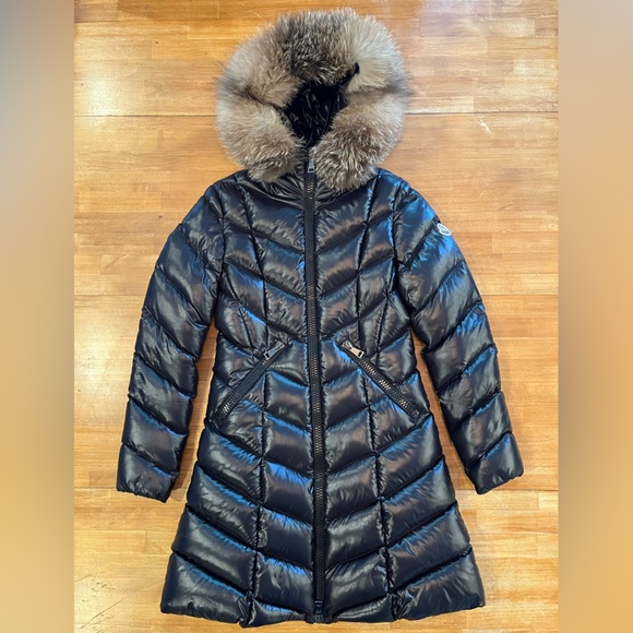 MONCLER Fulmarus Giubbotto Black Down Coat - Picture 2 of 16
